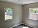 Bright bedroom with wood-look floors, two windows providing natural light, and neutral walls at 1512 18Th W Ave, Bradenton, FL 34205