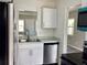 Functional kitchen with stainless steel appliances, clean finishes, and an open layout at 1512 18Th W Ave, Bradenton, FL 34205