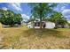 Spacious backyard featuring a large grassy area and mature trees at 15718 Squirrel Tree Pl, Tampa, FL 33624