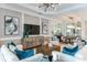 Open living area with stylish furniture, decorative lighting, and elegant accents at 16404 Isola Pl, Bradenton, FL 34211