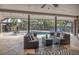 Charming outdoor living space with access to the pool area and interior at 1809 Buccaneer Ter, Sarasota, FL 34231