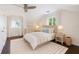 Cozy bedroom with a calm aesthetic, featuring natural light and neutral tones at 1841 Datura St, Sarasota, FL 34239