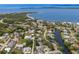 Aerial view of the coastal community, showcasing the property's proximity to the water and surrounding area at 1904 Nw 79Th St, Bradenton, FL 34209