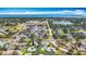An aerial view showcases the community's serene lakes and well-maintained properties at 2188 Corinne S Ct # A, St Petersburg, FL 33712