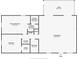 Detailed floorplan featuring two bedrooms, two bathrooms, a lanai, and laundry at 2188 Corinne S Ct # A, St Petersburg, FL 33712
