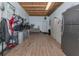 Utility storage room with cabinets and shelving, perfect for storing supplies and equipment at 22803 67Th E Ave, Bradenton, FL 34211