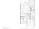 Detailed floor plan of a single-story home showing the layout of rooms and living spaces at 2926 61St E Dr, Ellenton, FL 34222