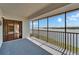 Screened lanai with water views at 3540 Gulf Of Mexico Dr # 303, Longboat Key, FL 34228
