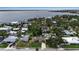 Waterfront neighborhood featuring single-Gathering homes with mature trees and private backyard pools at 417 20Th W Ave, Palmetto, FL 34221
