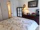 Bright bedroom featuring closet and dresser storage at 5895 17Th W St # B-26, Bradenton, FL 34207