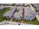 Stunning aerial view of pristine, modern single Gathering home with perfectly manicured landscaping at 5910 Red Mangrove Ln, Bradenton, FL 34210