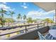 Enjoy the outdoor seating area on the balcony and the direct marina view at 1400 1St W Ave # 203, Bradenton, FL 34205