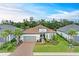 Picture perfect view of this single story home with lush landscaping from above at 15605 Derna Ter, Bradenton, FL 34211