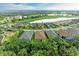 Stunning aerial view of new homes overlooking a golf course and lake in a beautiful community at 15605 Derna Ter, Bradenton, FL 34211