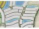 Aerial view of the community showcasing the layout of homes, streets, and ponds at 16234 Isola Pl, Bradenton, FL 34211