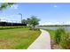 Enjoy scenic walking paths around the community lake at 18215 Cayo Largo Pl, Bradenton, FL 34202