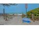 Beach access point with signage for beach rules and regulations at 220 36Th St, Holmes Beach, FL 34217