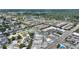 Aerial view of a neighborhood with community pool and townhomes near shops and businesses at 2507 Beneva Rd # 2, Sarasota, FL 34232