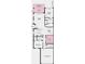 Detailed floor plan showcasing the layout of the home, including the living spaces, bedrooms, and garage at 3118 Torta Ct, Bradenton, FL 34211