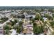 Aerial shot of residential homes, showcasing the neighborhood layout and proximity to community amenities at 3616 Stardust Pl, Sarasota, FL 34232