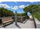 Convenient beach access with wooden path, shower, bench and lovely ocean views at 415 Courbet Dr # 415, Nokomis, FL 34275