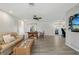 Spacious living room with an open floor plan and lots of natural light at 415 Courbet Dr # 415, Nokomis, FL 34275