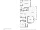 Floor plan of the residence including the primary bedroom, living room, kitchen, and office at 4315 Deep Creek Ter, Parrish, FL 34219