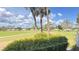 Scenic view of the lush golf course and community from the property at 433 Cerromar Ln # 331, Venice, FL 34293