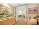 Bright entryway with lovely furnishings and hardwood floors that lead to the living area at 435 L Ambiance Dr # K506, Longboat Key, FL 34228