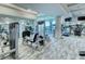 This well-equipped gym features modern exercise machines and ample space for a complete workout routine at 435 L Ambiance Dr # K506, Longboat Key, FL 34228