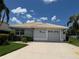 Charming single-story home showcasing a well-manicured lawn, clean driveway, and a neutral color palette at 4613 Muirfield Dr, Bradenton, FL 34210