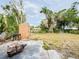 This backyard features a storage shed and plenty of yard space at 5307 47Th Street E Ct, Bradenton, FL 34203
