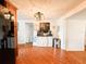 Bright kitchen featuring a coffee bar area with an ornate lighting fixture at 5307 47Th Street E Ct, Bradenton, FL 34203