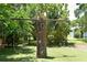 The community playground features bucket swings, a unique tree design and a soft artificial grass surface at 5706 10Th Avenue Dr W, Bradenton, FL 34209
