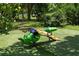 This whimsical green turtle seesaw on the community playground is great for of all ages at 5706 10Th Avenue Dr W, Bradenton, FL 34209