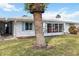 Charming exterior features mature palm trees and large windows at 577 Circlewood Dr # X7, Venice, FL 34293