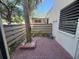 Private brick patio perfect for outdoor relaxation and entertaining at 647 Woodlawn Dr # 647, Bradenton, FL 34210