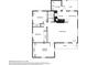 Layout of a three-bedroom home, including kitchen, living room, dining room, laundry and patio at 920 Myrtle Ave, Venice, FL 34285