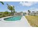 Backyard swimming pool with ample space for entertaining and enjoying the Florida sunshine at 920 Myrtle Ave, Venice, FL 34285
