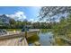 Dock and water access provide endless boating opportunities at 120 Hammock Rd, Anna Maria, FL 34216