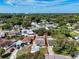 Aerial view showing the property's layout, landscaping, and neighborhood at 1234 29Th St N, St Petersburg, FL 33713
