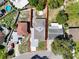 Aerial view of the home and property with an outlined border showing its boundaries at 1234 29Th St N, St Petersburg, FL 33713