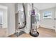 Utility room featuring a modern HVAC system, water heater, and neutral decor at 1234 29Th St N, St Petersburg, FL 33713