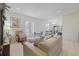 Open living area with outdoor access, stylish decor, and a neutral color palette at 1298 Russellville St, North Port, FL 34288