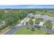 Stunning aerial view of the homes in the community, highlighting the landscaping and driveway at 1432 Colony Pl, Venice, FL 34292