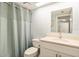 Well-maintained bathroom with a single sink vanity, toilet, and shower-tub combination at 1629 Pelican Cove Rd # 138A, Sarasota, FL 34231