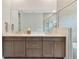 This spacious bathroom features a double vanity with sleek countertops at 17904 Palmiste Dr, Bradenton, FL 34202