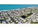 Aerial view showing location of home in relation to beach at 306 68Th St, Holmes Beach, FL 34217