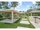 Community picnic area with shaded pavilions and barbecue grills at 4037 Crockers Lake Blvd # 17, Sarasota, FL 34238