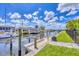 This private dock has boat lift and electric, creating the perfect setup for waterfront living and enjoying the serene views at 4312 Vasco St, Punta Gorda, FL 33950